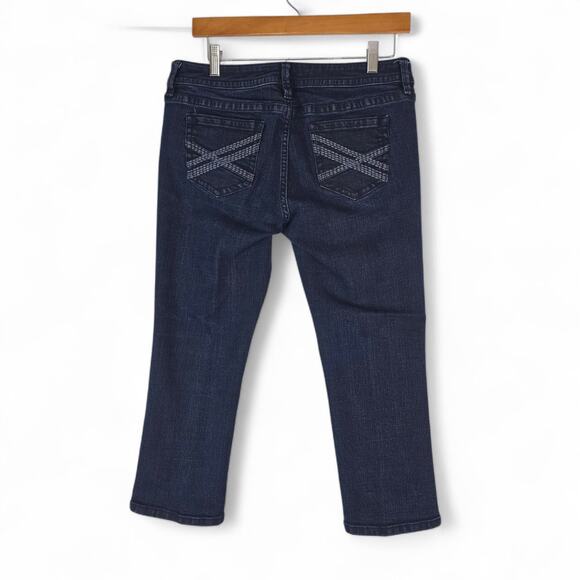 a.n.a A New Approach Jeans Womens 29/6P Petite (31x21.5) Crop Capri Stretch - Picture 2 of 10